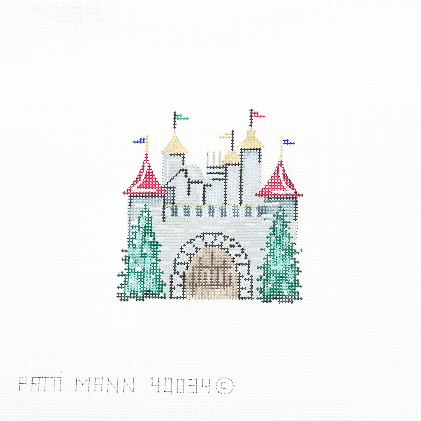 Grey Castle with Pennants