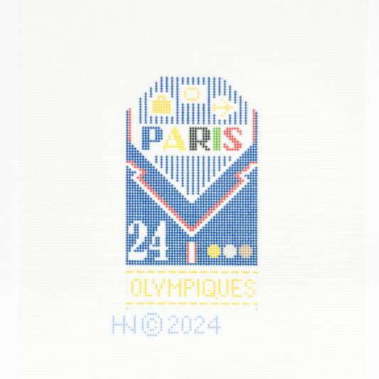 Paris Olympic Retro Travel Tag
