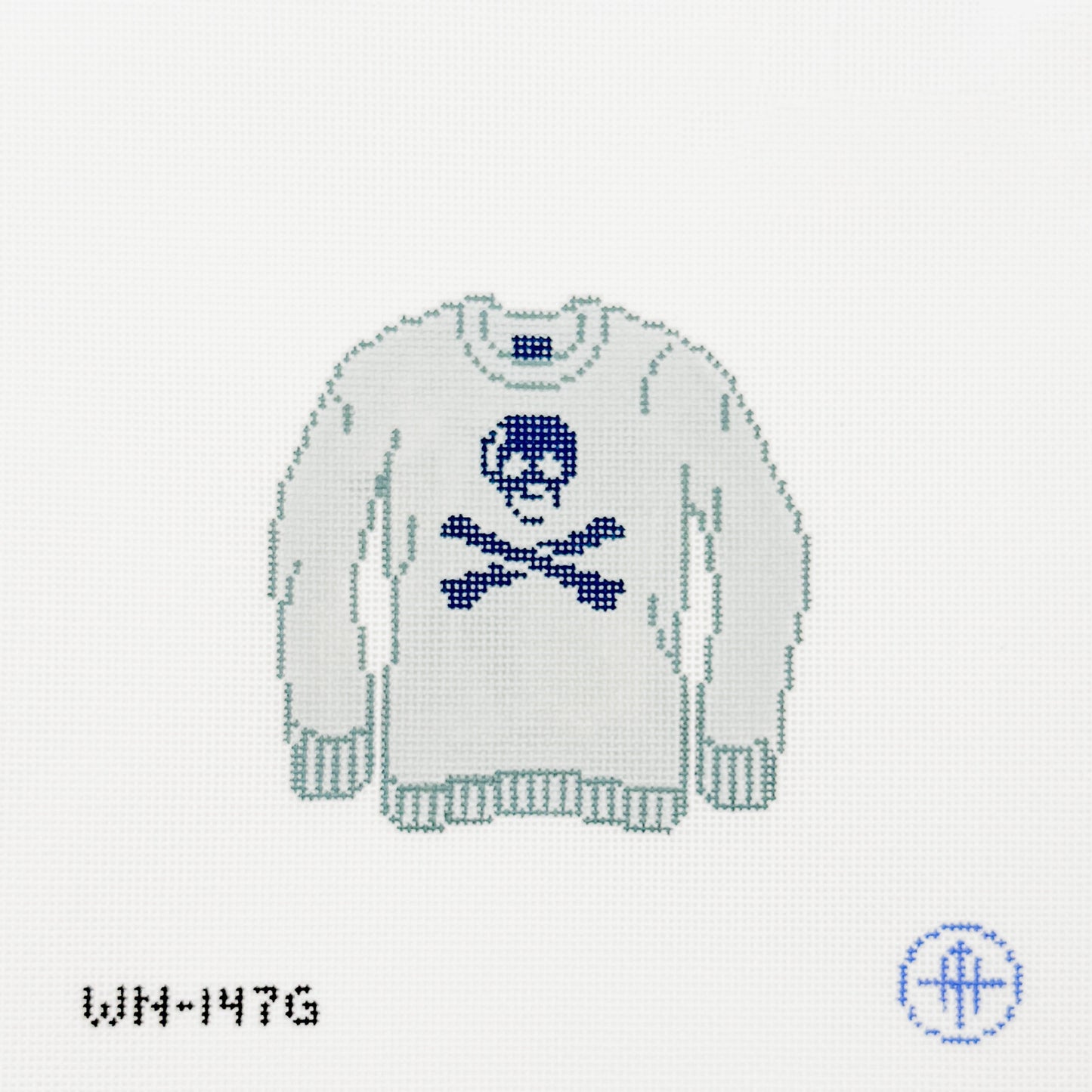 Jolly Roger Sweater in Gray