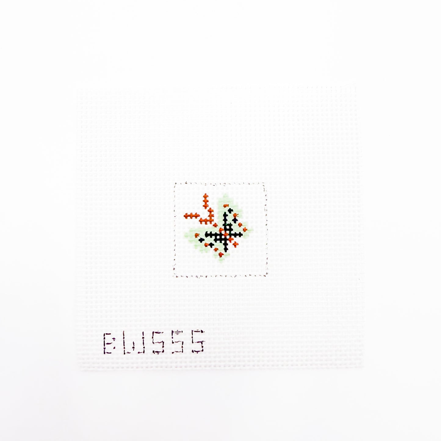 Mint Butterfly Square Fob Insert