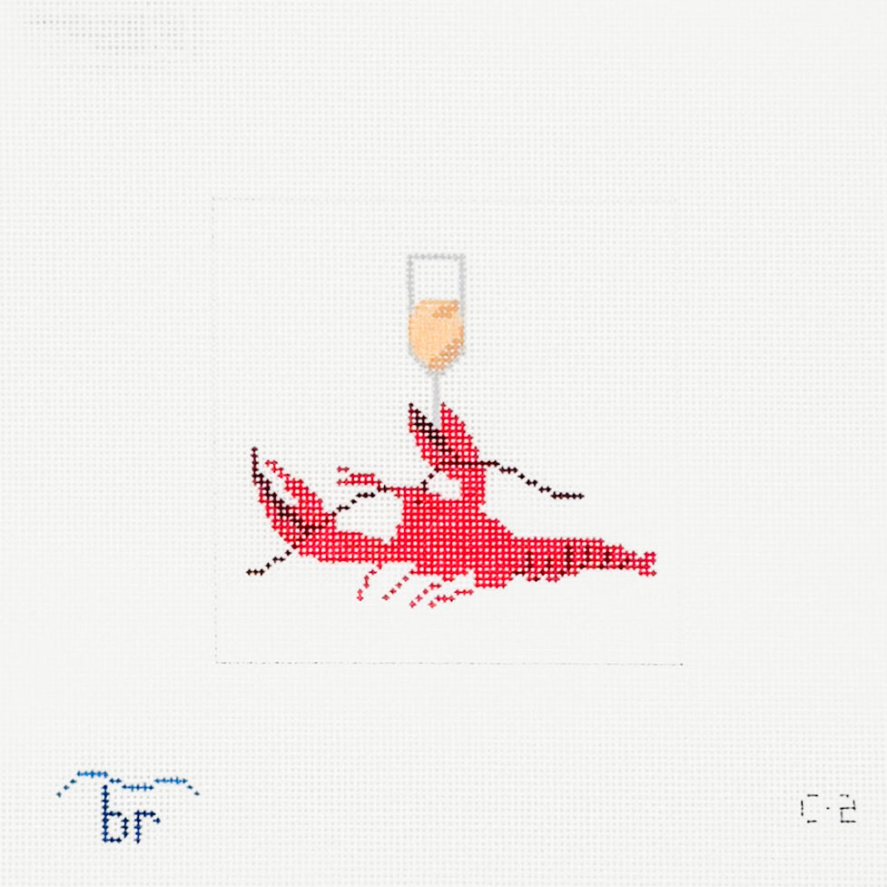 Lobster & Champagne Coaster