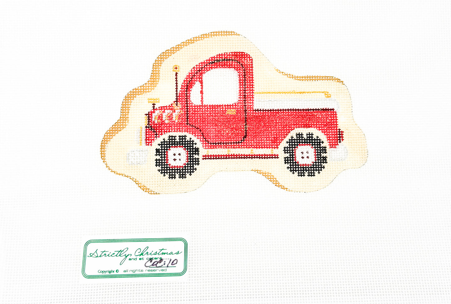 Red Truck Cookie
