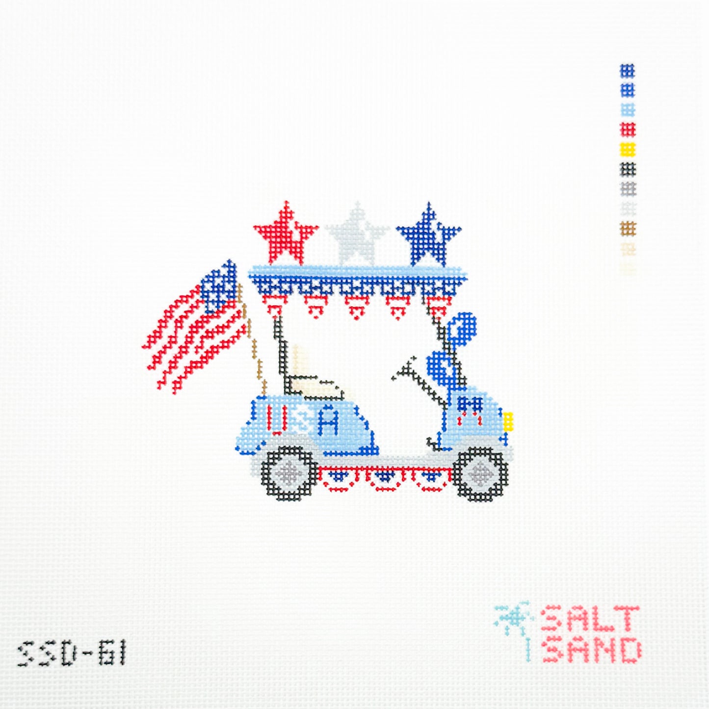 4th of July Golf Cart