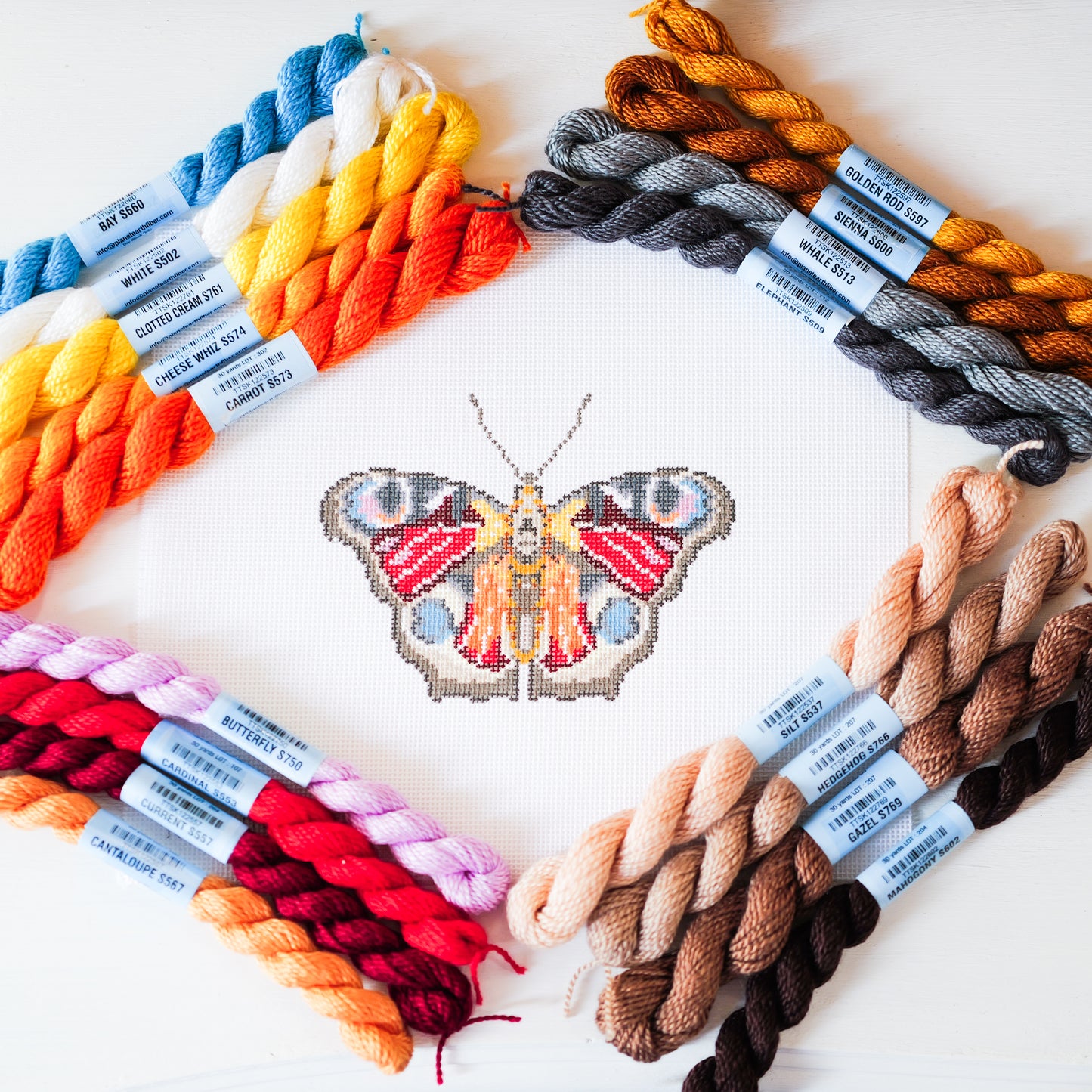 Peacock Butterfly Ornament