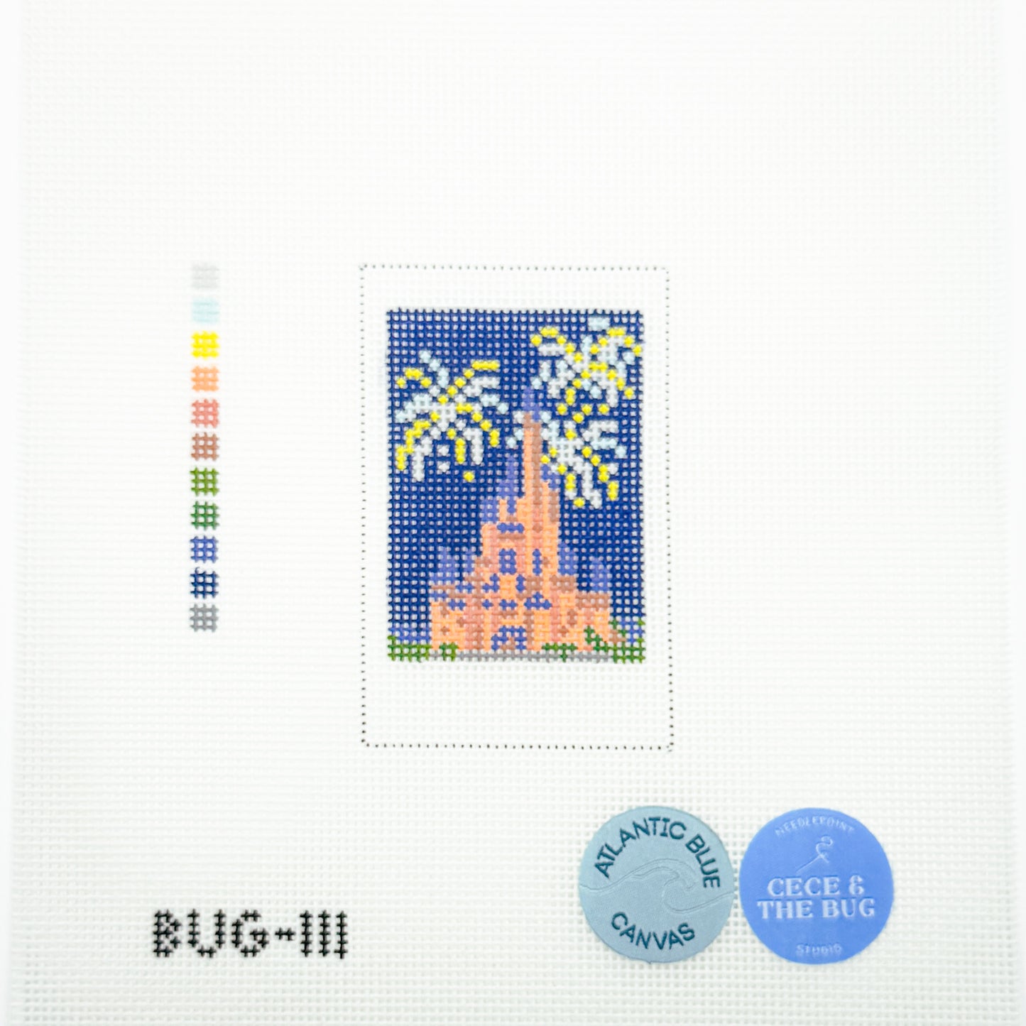 Magical Castle Fireworks Polaroid