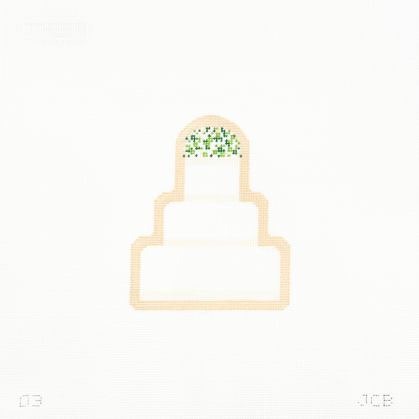 Wedding Cake (Tan Background)