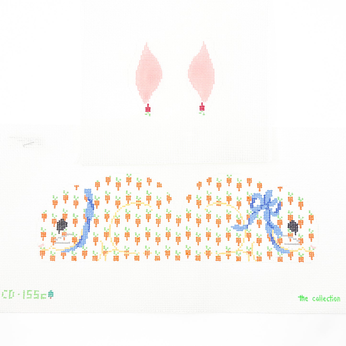 Two Sided Bunny with Carrots (13 mesh)
