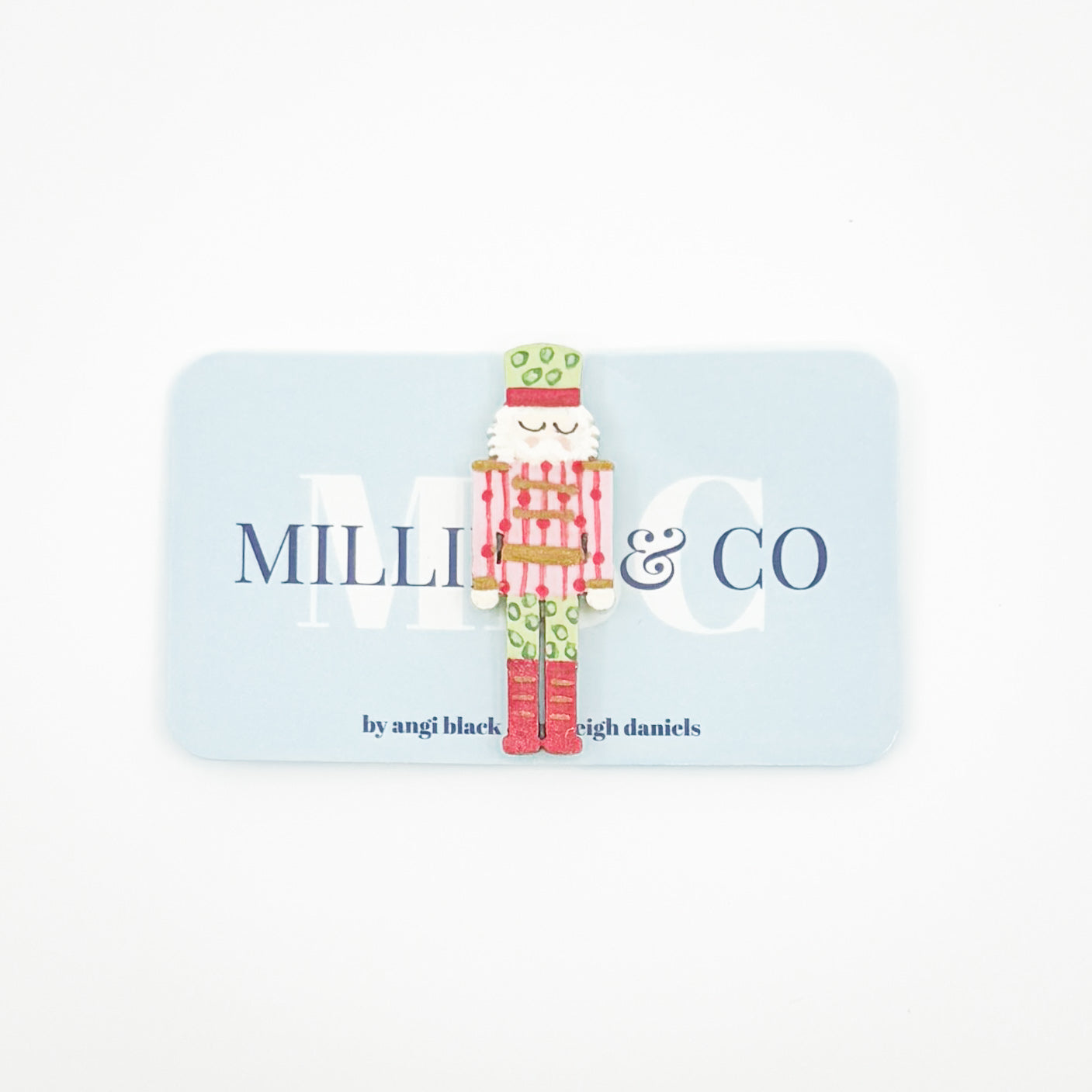 Dotty Nutcracker Hand Painted Needle Minder