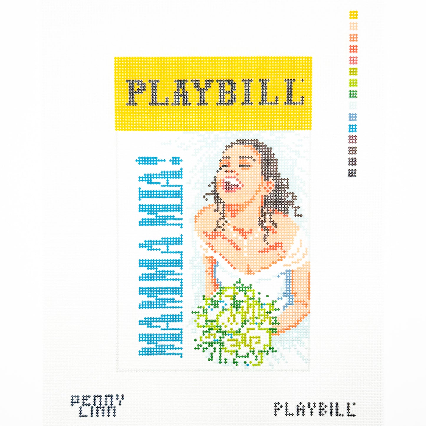 Life-Sized Mamma Mia Playbill