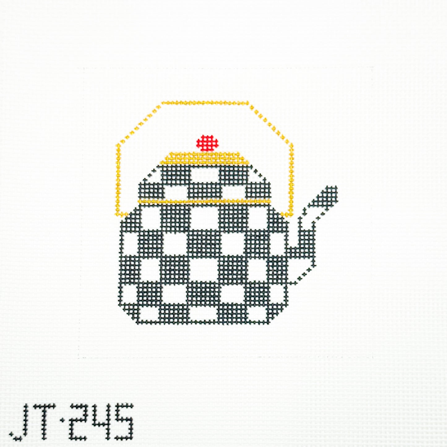 Black and White Teapot