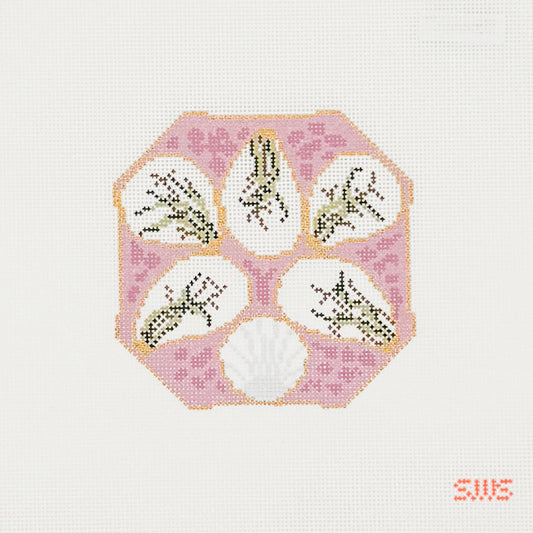 Mauve Oyster Plate (18 mesh)