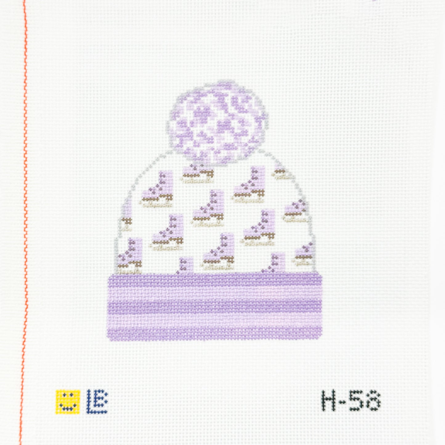 Beanie with Ice Skates