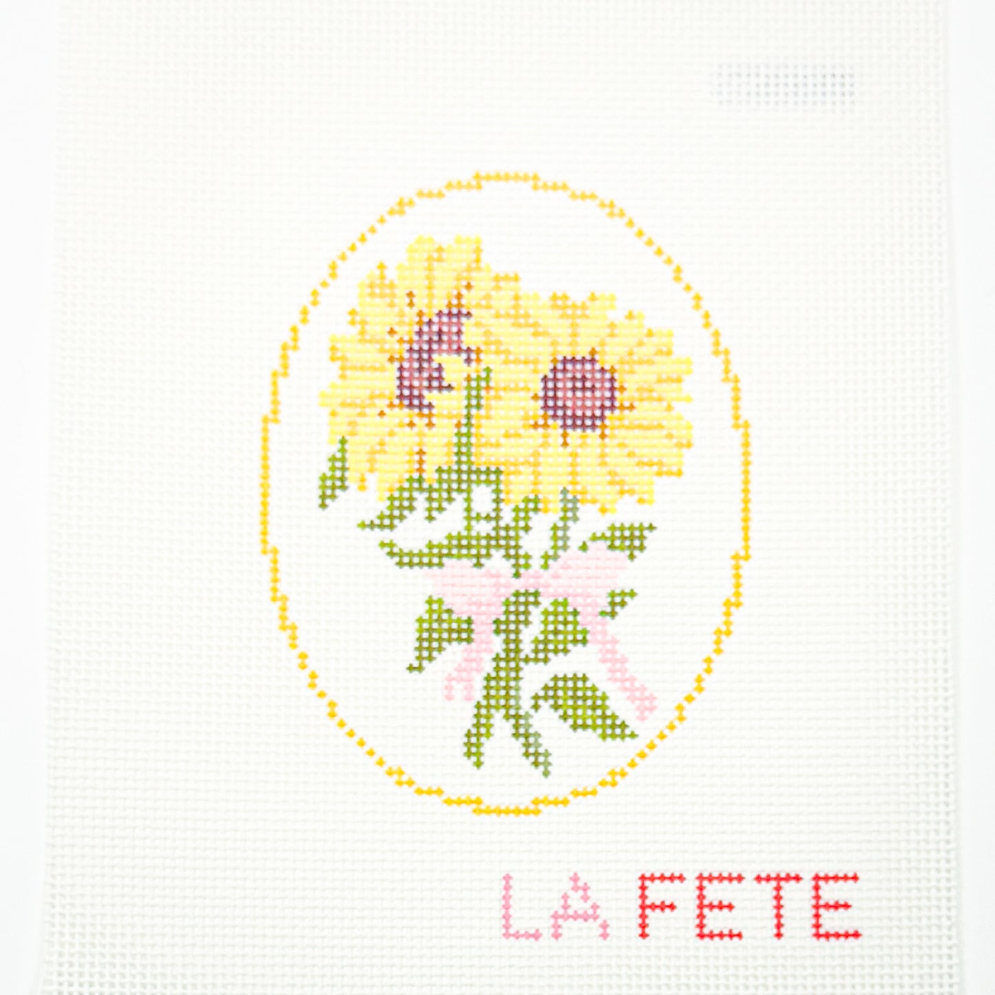 3rd Anniversary Sunflowers Oval