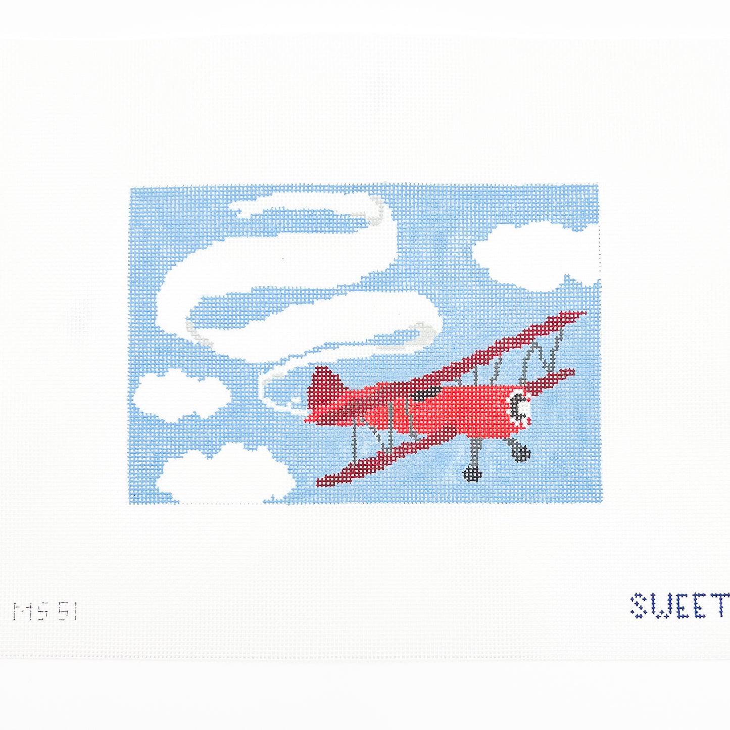 Red Airplane Door Sign