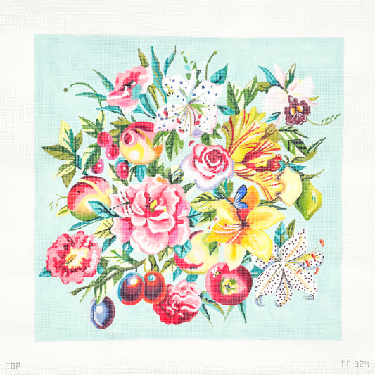 Floral Bouquet Tapestry