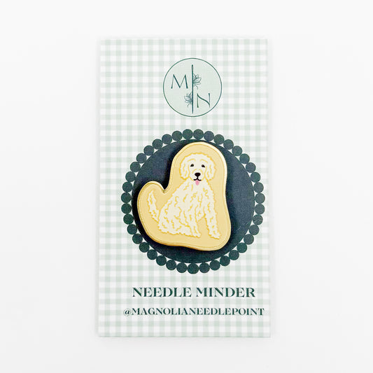 Blonde Doodle / Poodle Needle Minder
