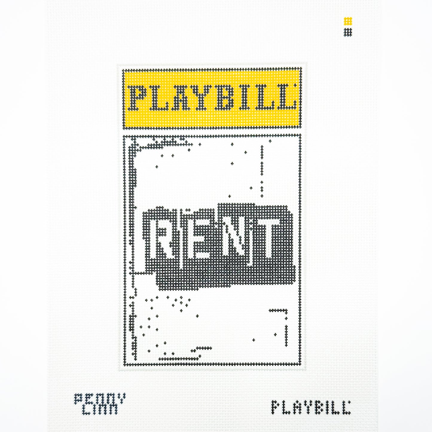 Life-Sized Rent Playbill