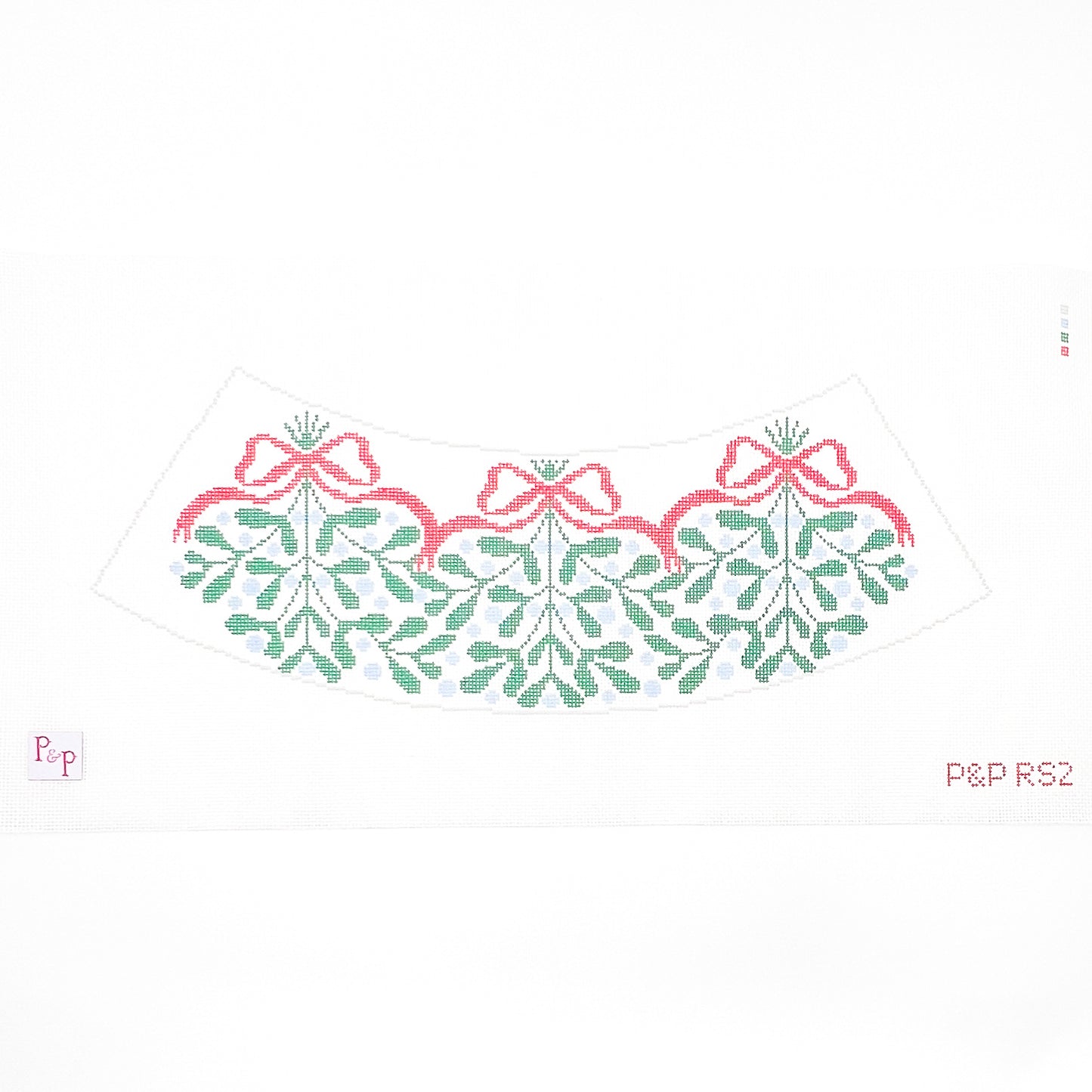 Red Bow Mistletoe Lampshade