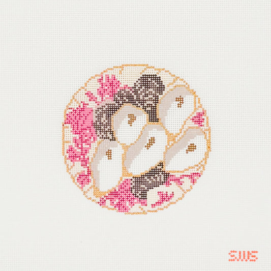 Pink Oyster Plate (18 mesh)