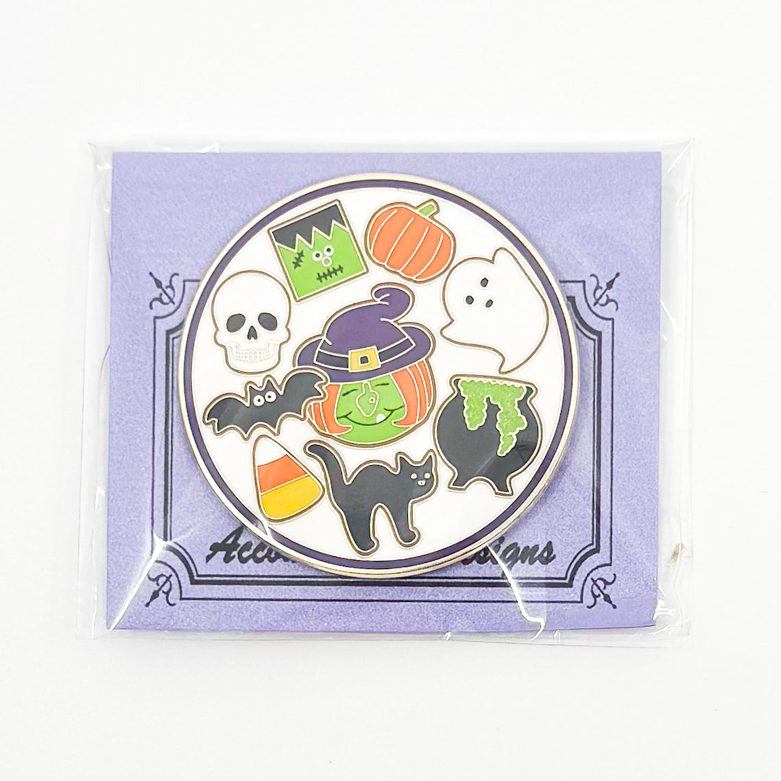Halloween Cookie Plate Needle Minder - TRUNK SHOW
