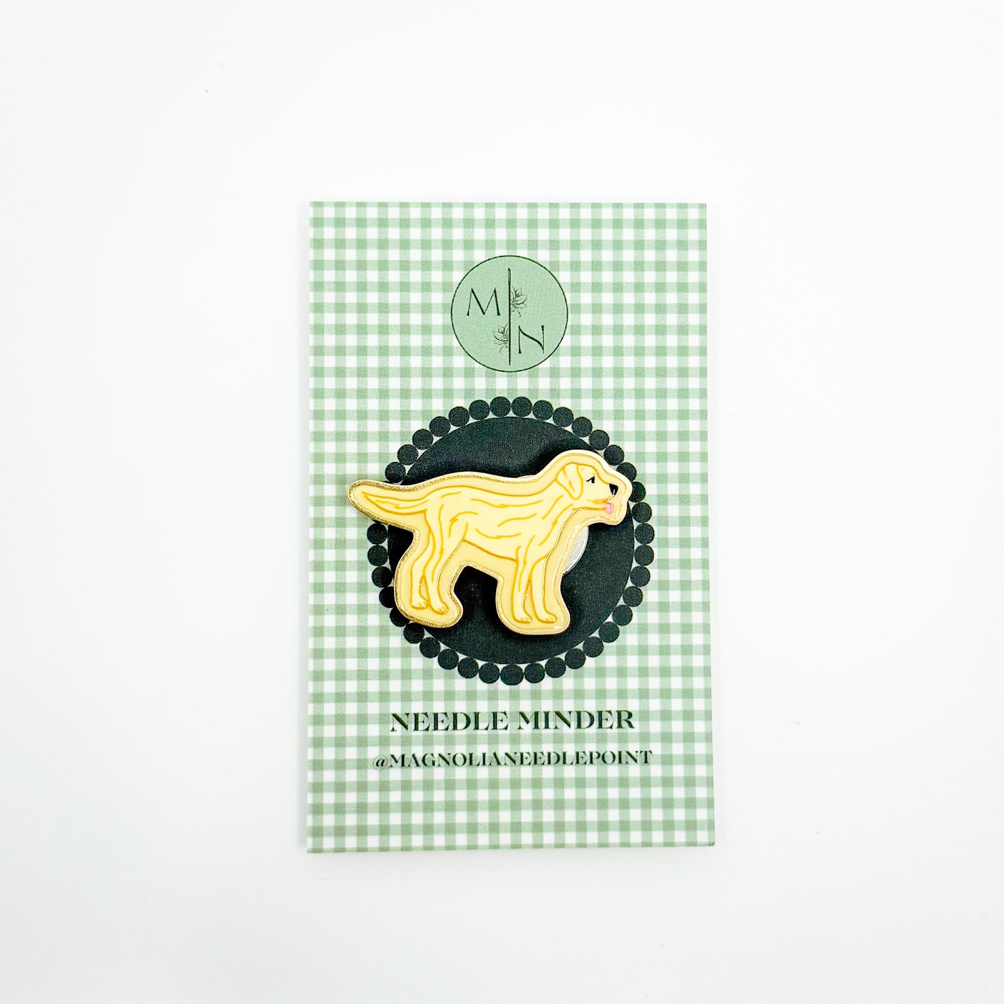 Yellow Lab Needle Minder