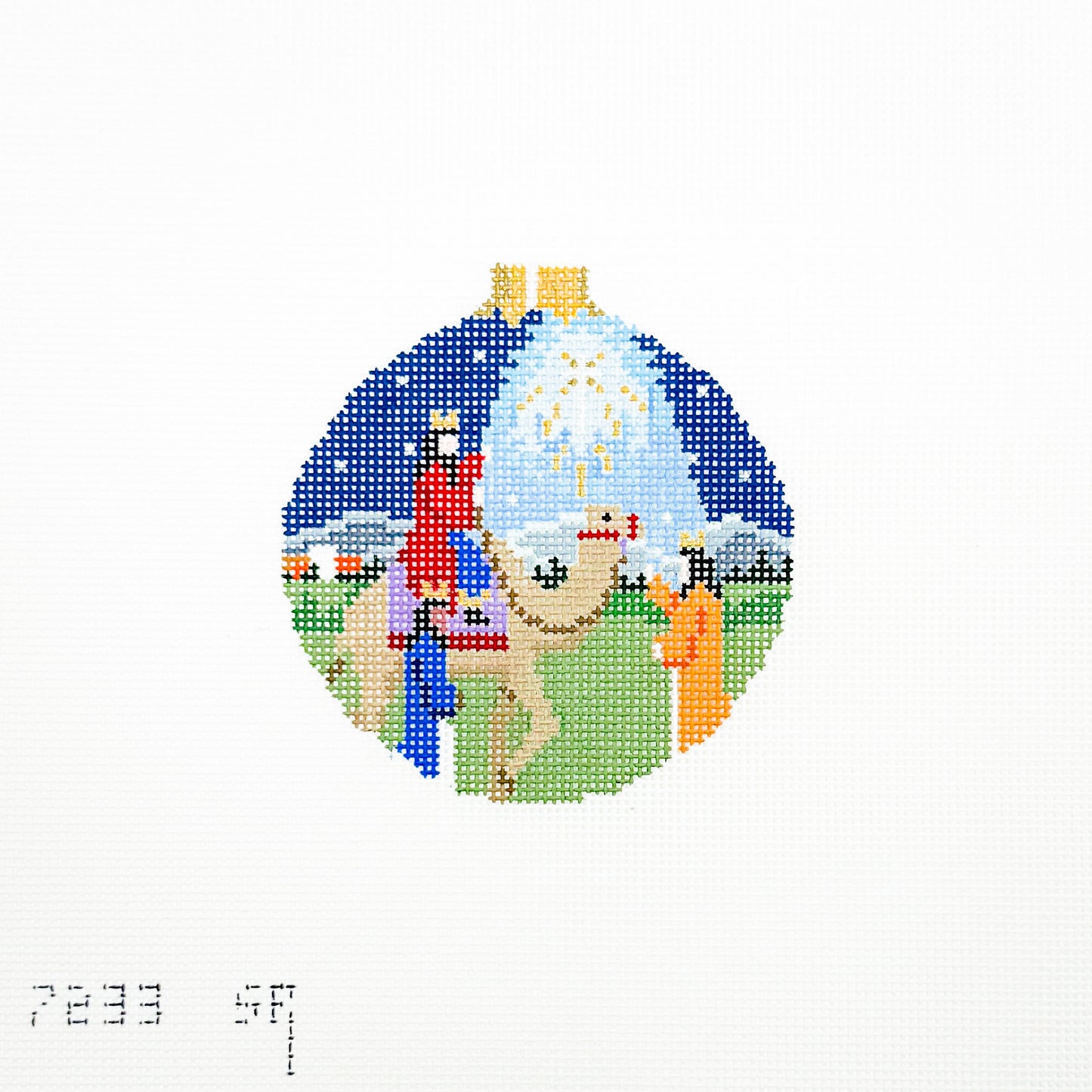 Three Kings Nativity Round