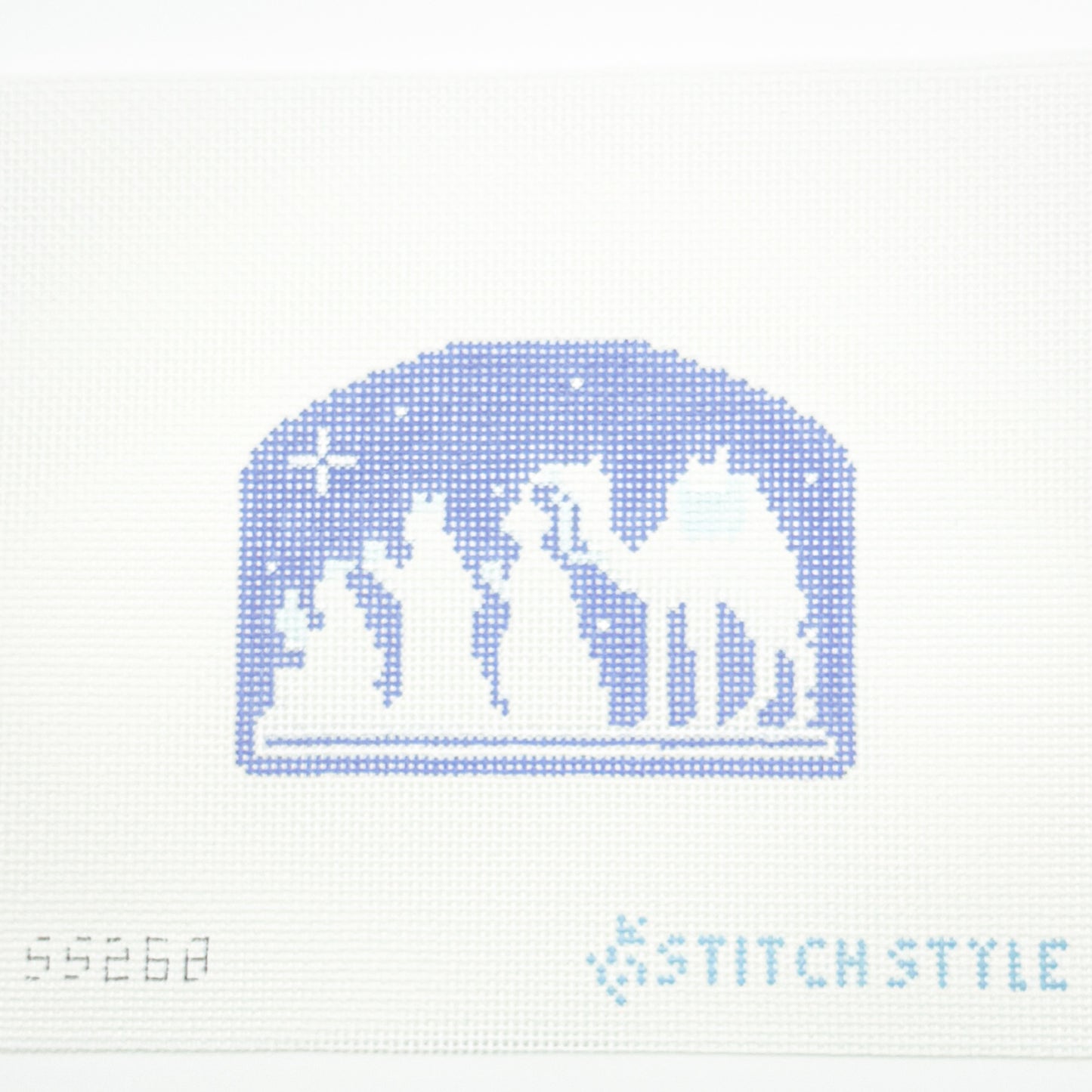 Three Wise Men Blue + White Nativity