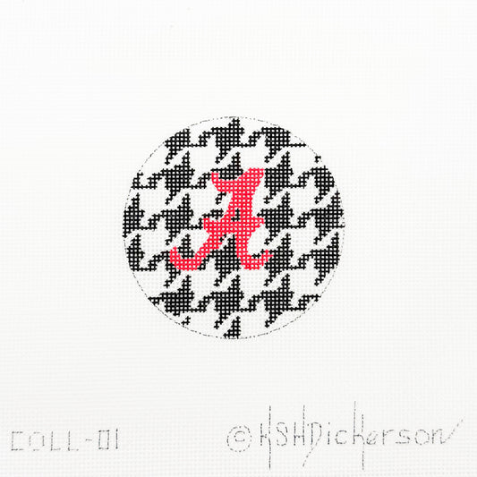 Alabama Houndstooth Round