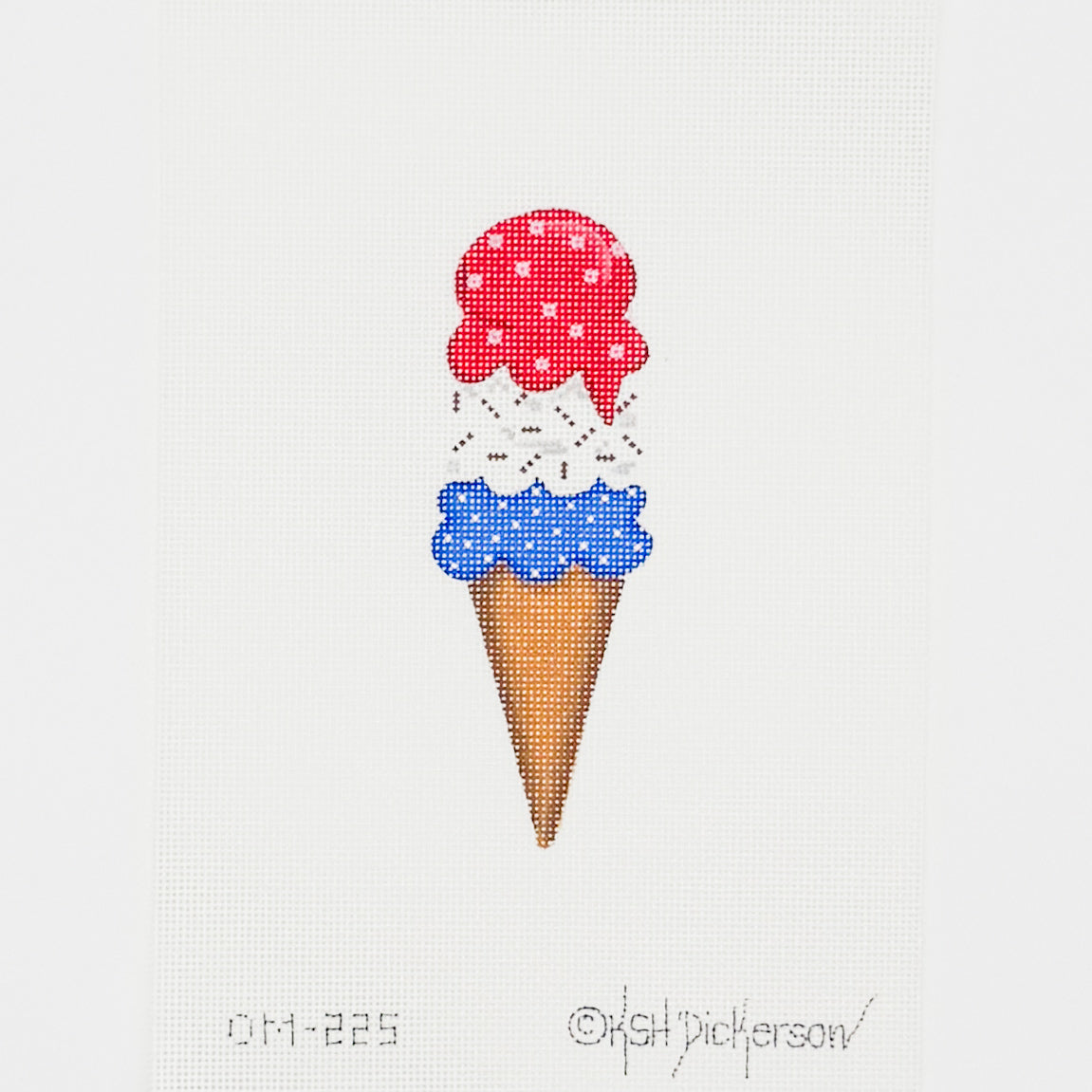 Fourth of July Ice Cream Cone