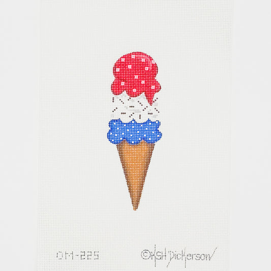 Fourth of July Ice Cream Cone