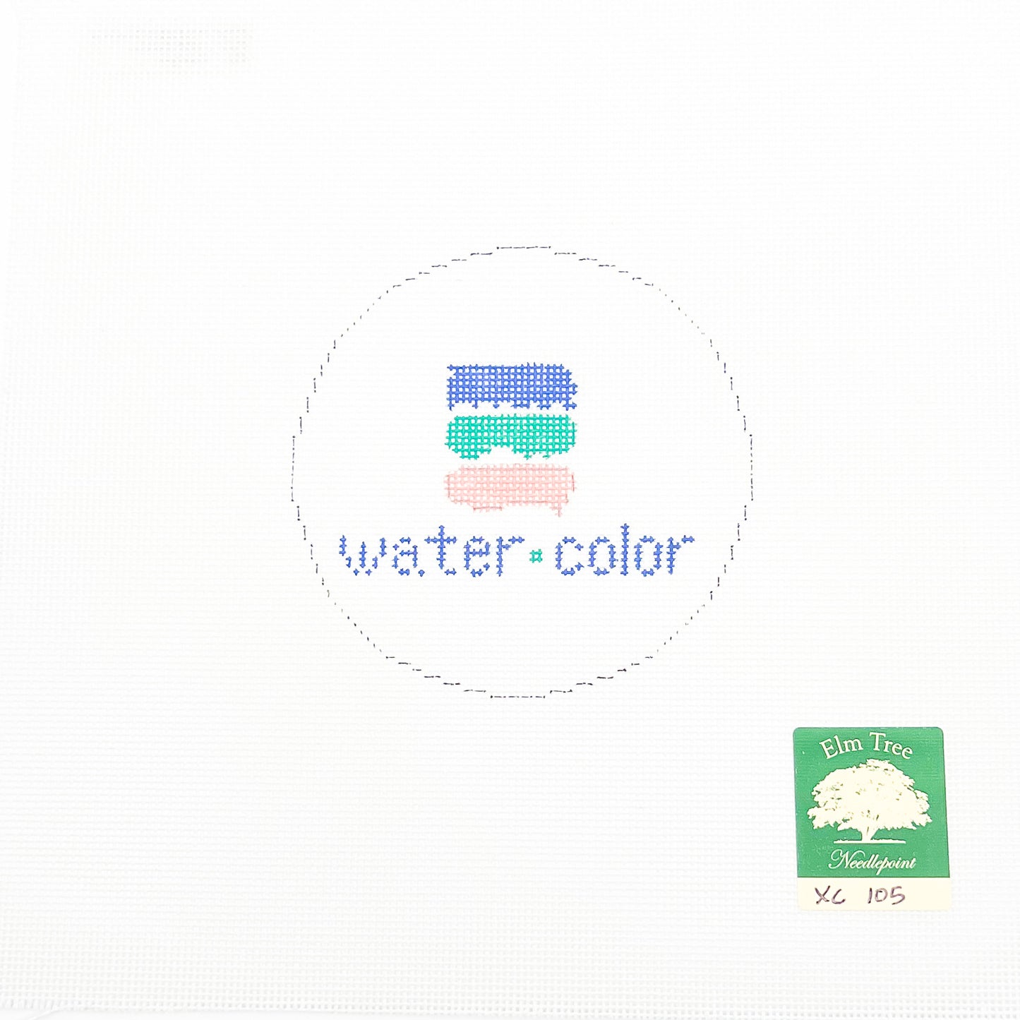 Watercolor Round