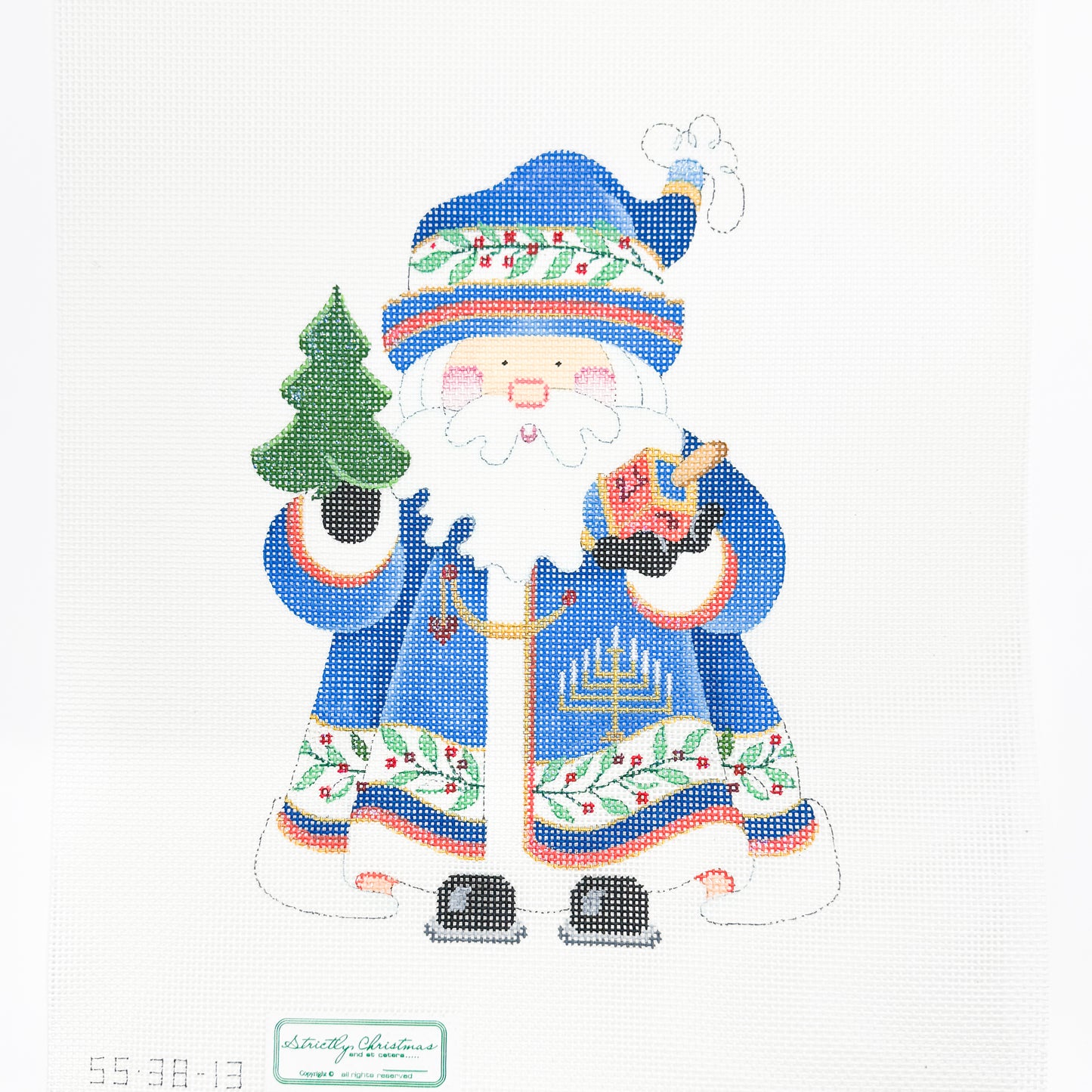 Supersize Hanukkah Squatty Santa