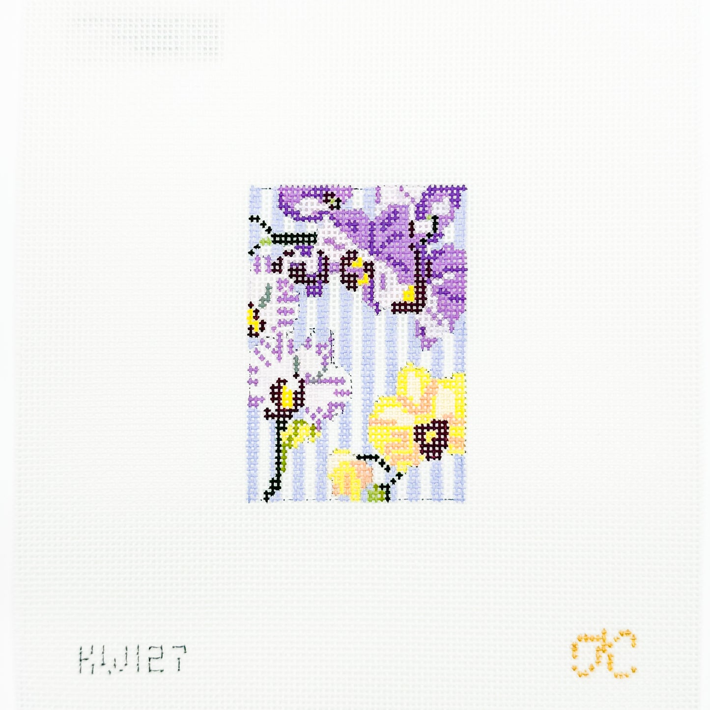 Orchid Luggage Tag