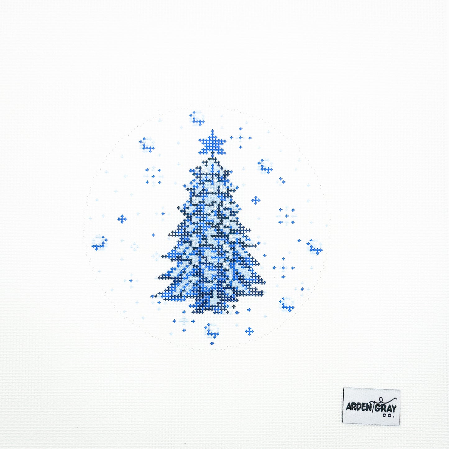 Blue and White Tree