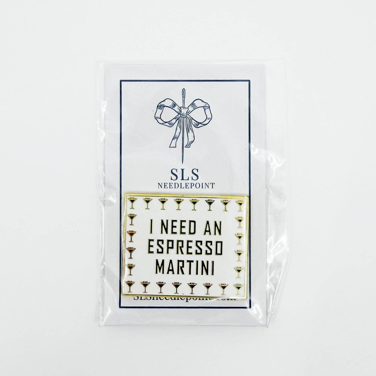 I Need an Espresso Martini Needle Minder