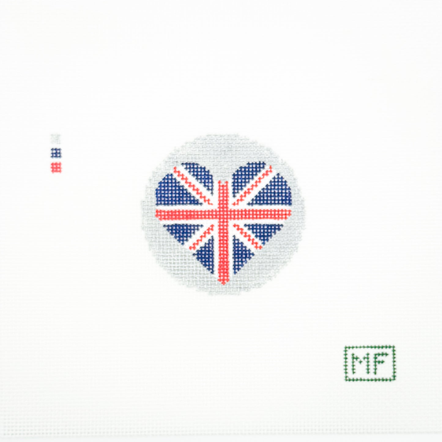 Heart Bag Charm - United Kingdom