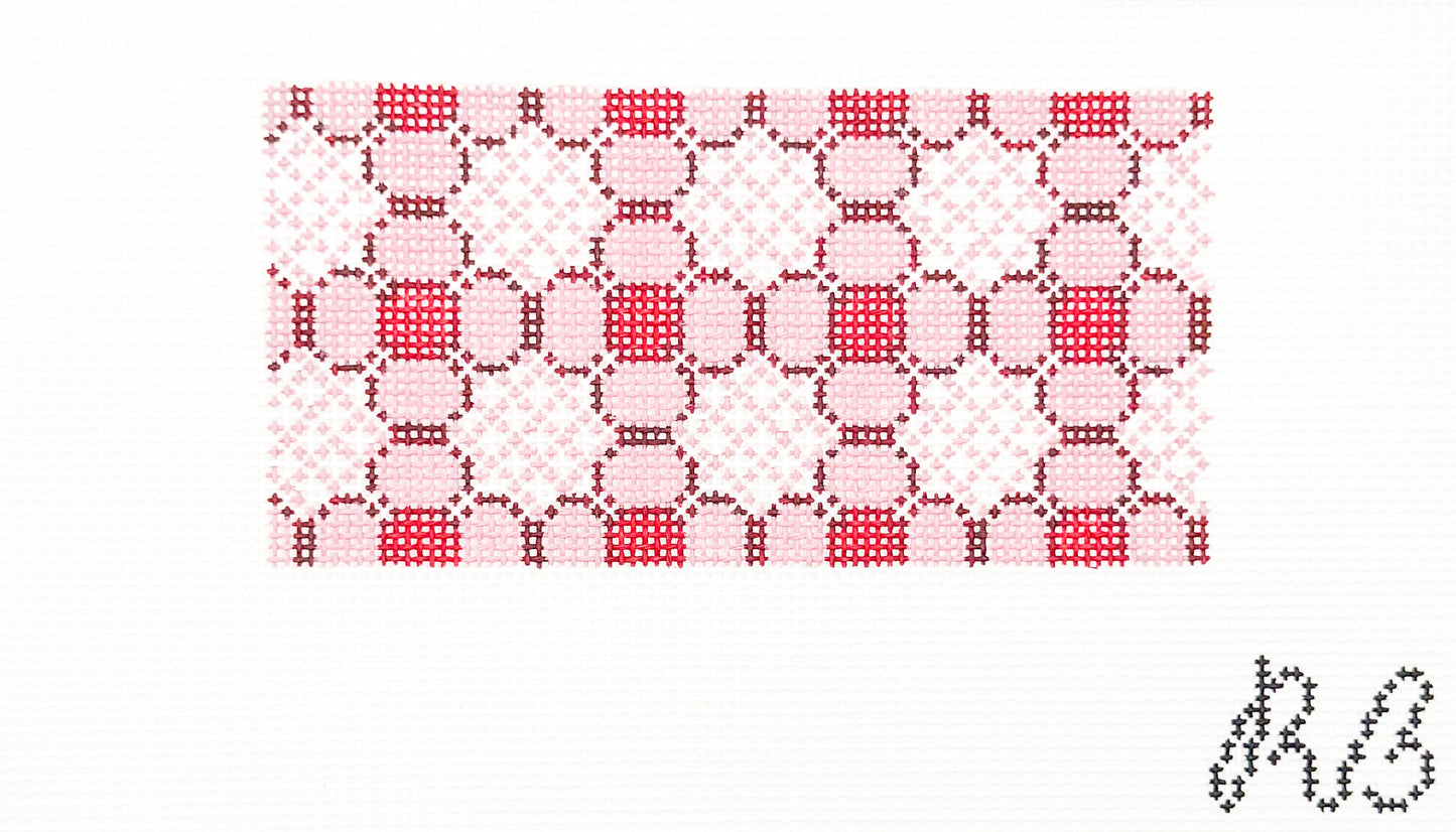 Floral Lattice- Red/Pink