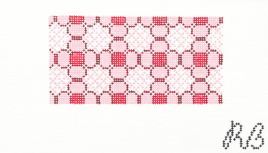 Floral Lattice- Red/Pink