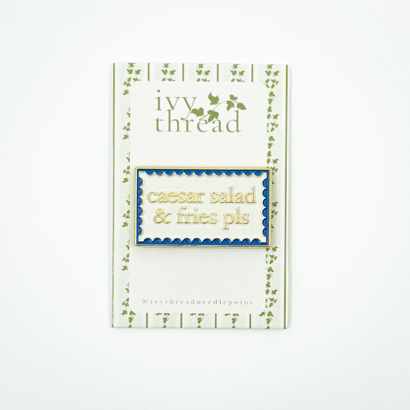 Caesar Salad & Fries Pls Needle Minder