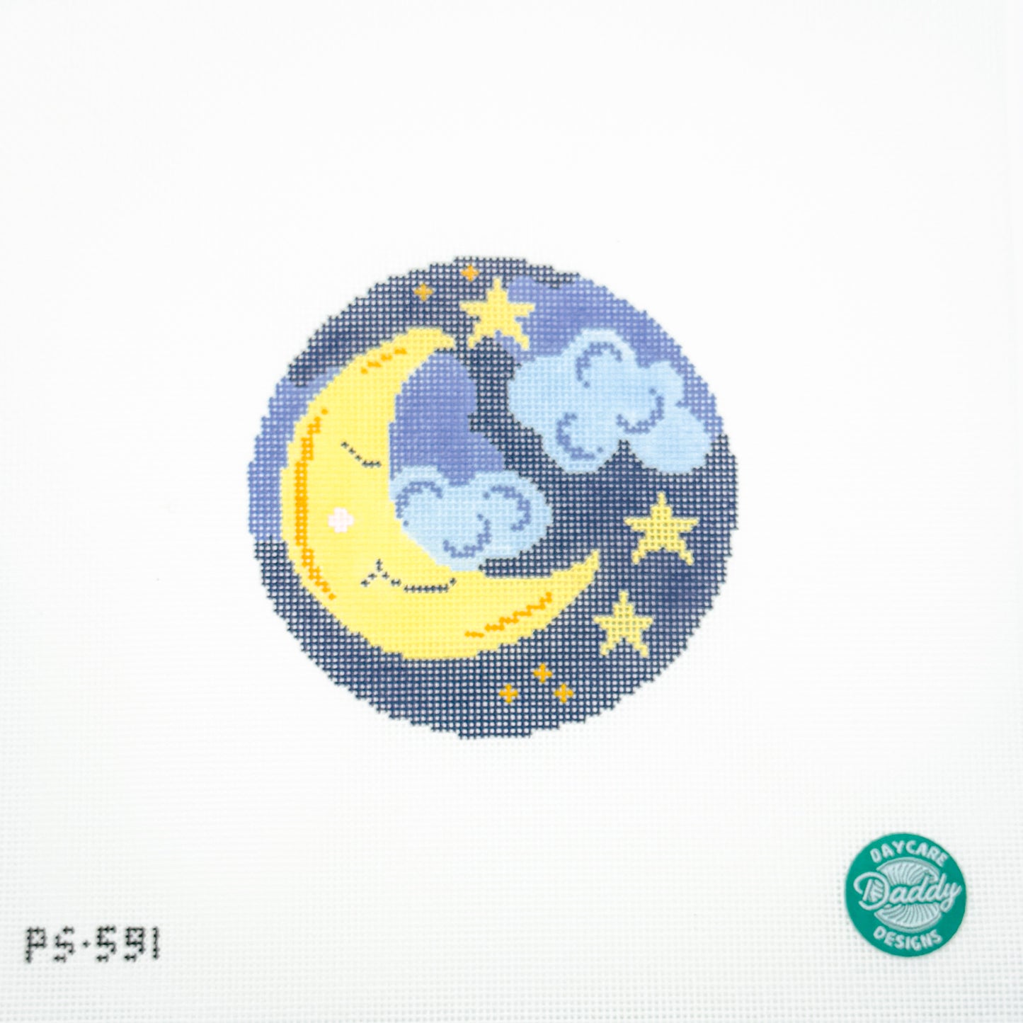 Twinkle Twinkle Moon and Stars Round