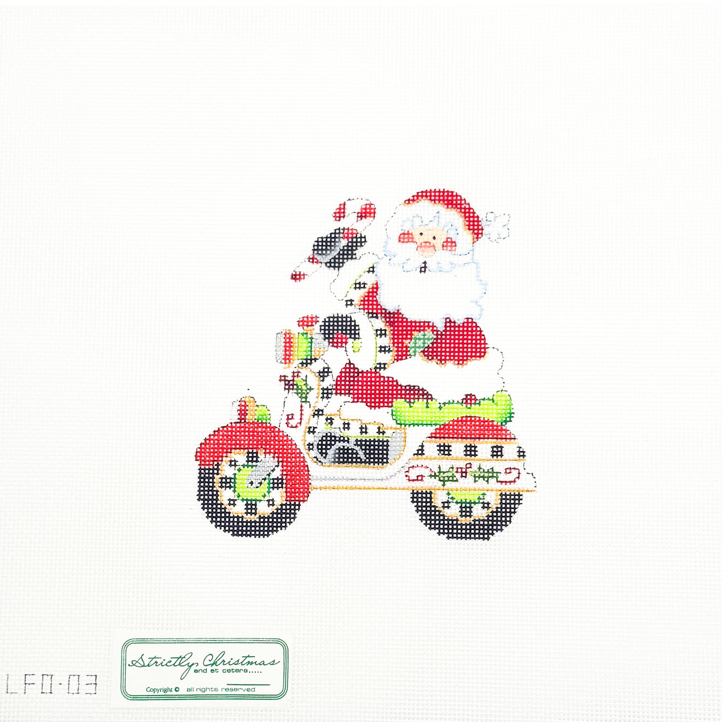 Santa on Scooter