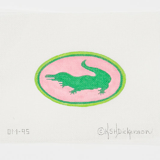 Alligator Oval Ornament