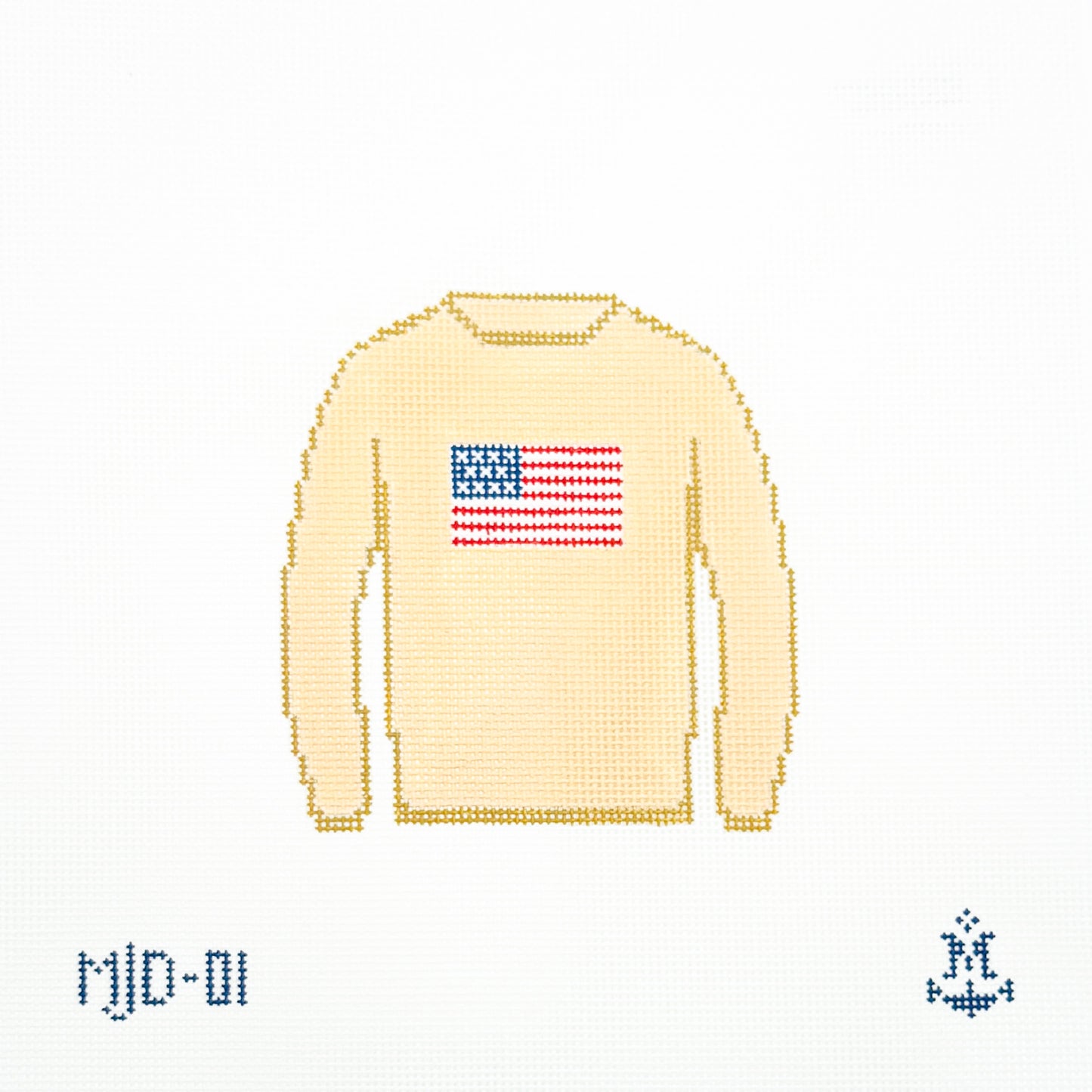 American Flag Sweater