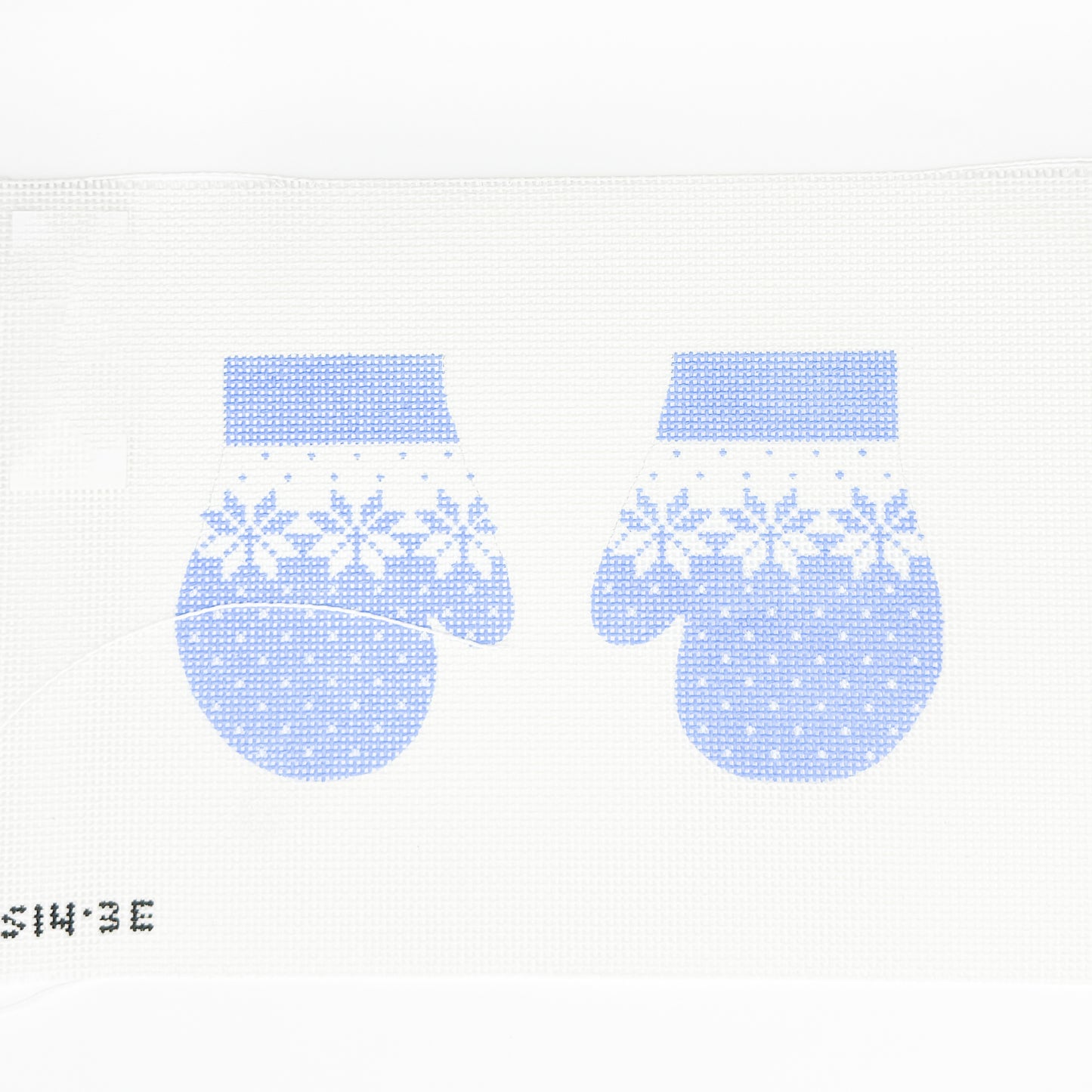 Blue Snowflake Mittens