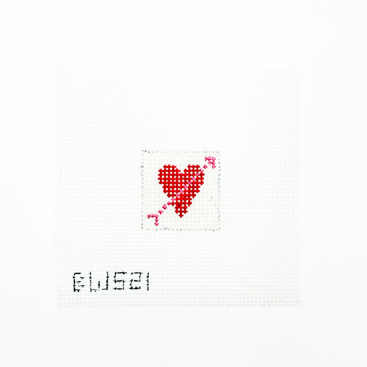 Heart Square Fob Insert