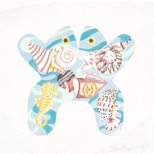 Large Blue Seashell Frog