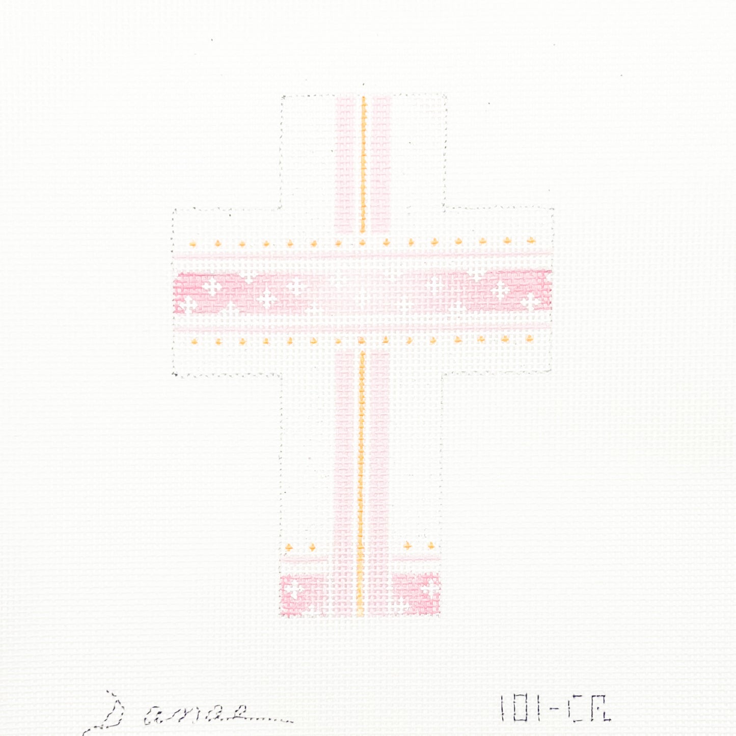 Pink Ribbon Cross