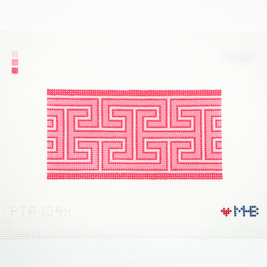 Greek Key 6x3 (Pinks) - TRUNK SHOW