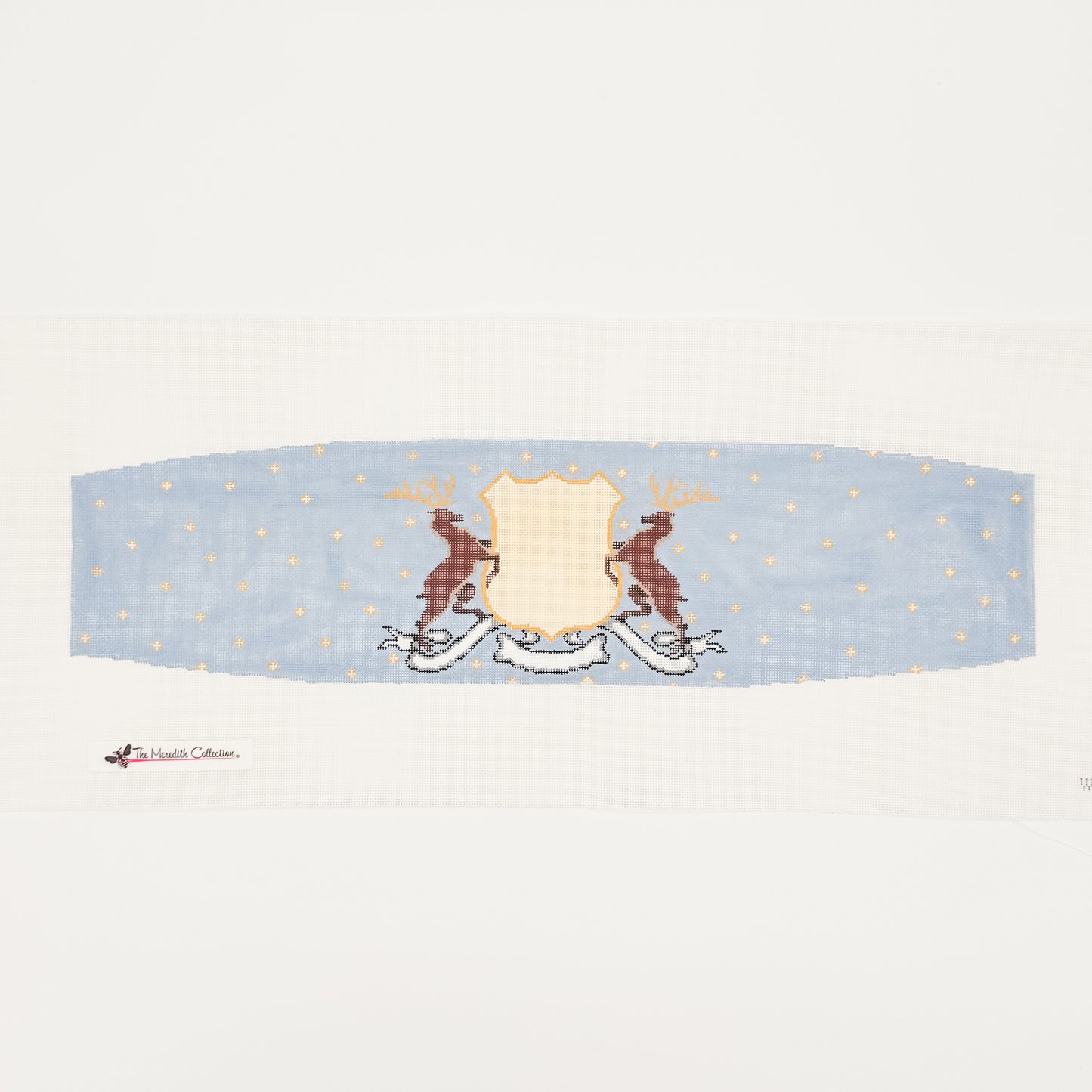 Stag and Crest Monogram Cummerbund