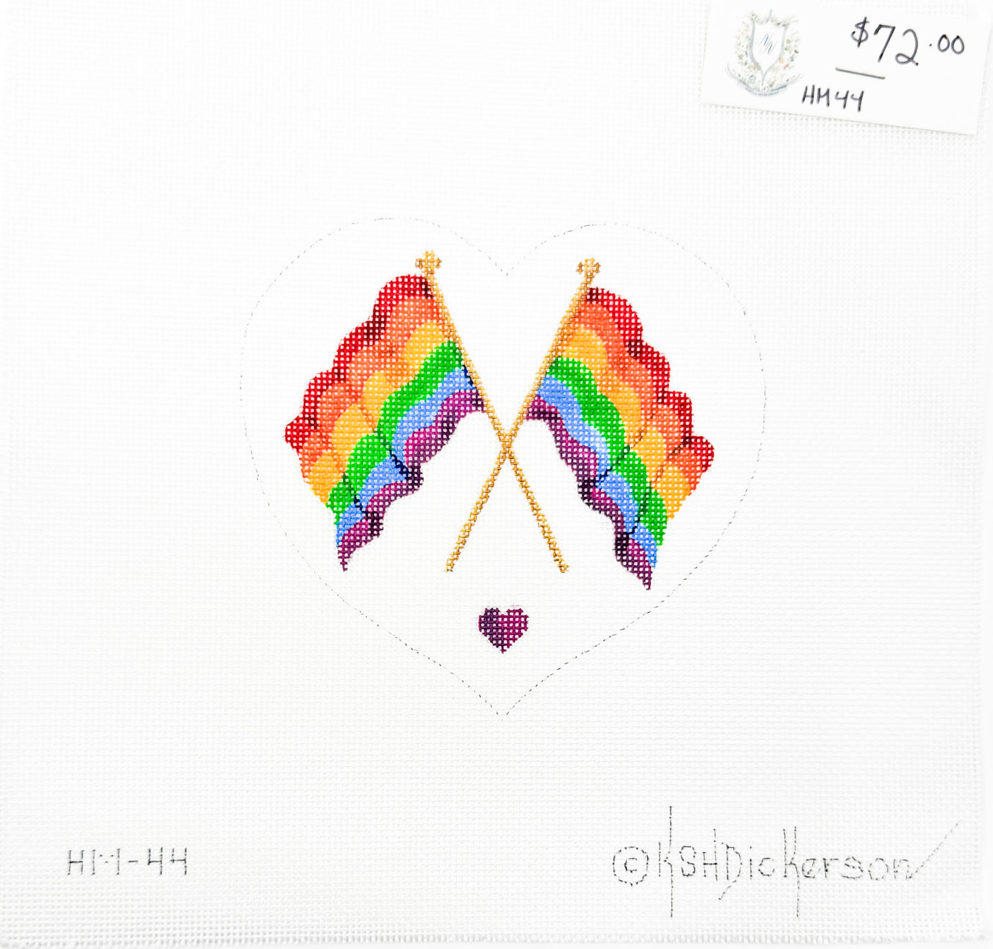 Pride Month Rainbow Heart
